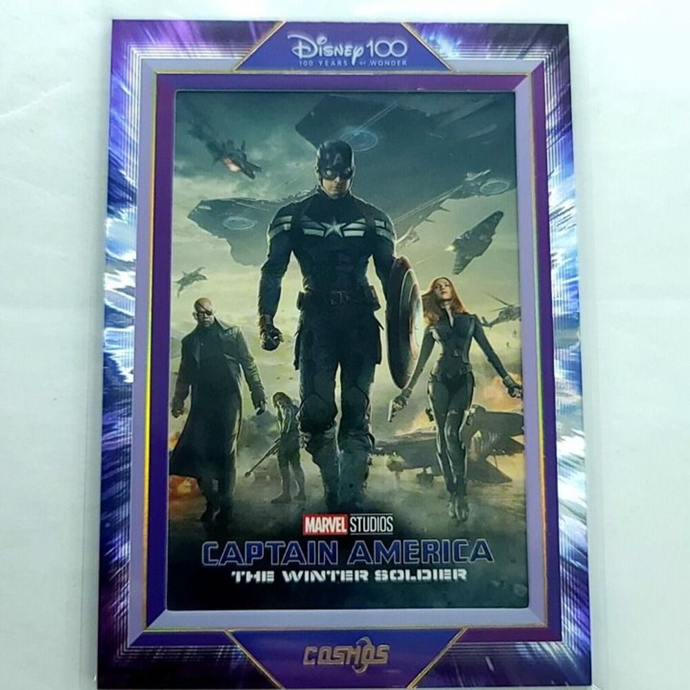 Captain America 2023 Kakawow Cosmos Disney 100 All Star Movie Poster 146/288